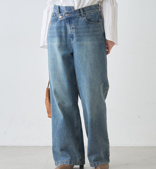  「ウエストデザインデニム」|デニム|