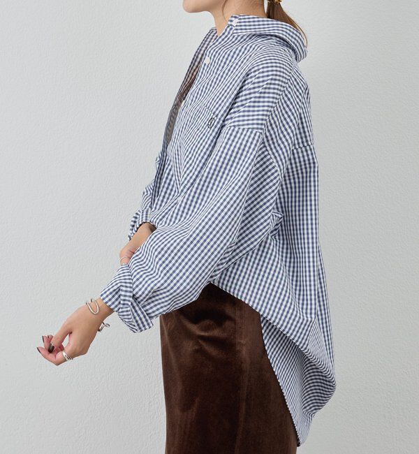  「ギンガムチェックシャツ」|シャツ・ブラウス|
