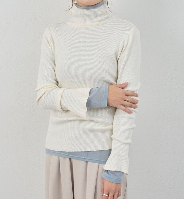  「ハイネックリブニット」|ニット・セーター|