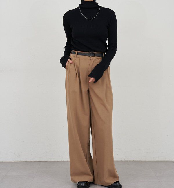  「ハイネックリブニット」|ニット・セーター|