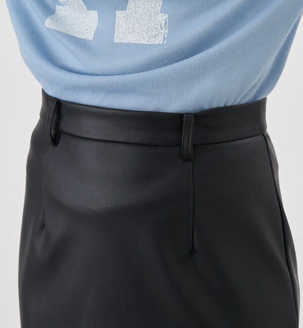  「レザーマキシスカート」|スカート|