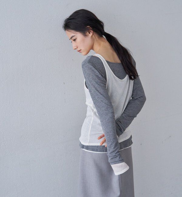  「ビスチェレイヤードカットソー」|Tシャツ・カットソー|