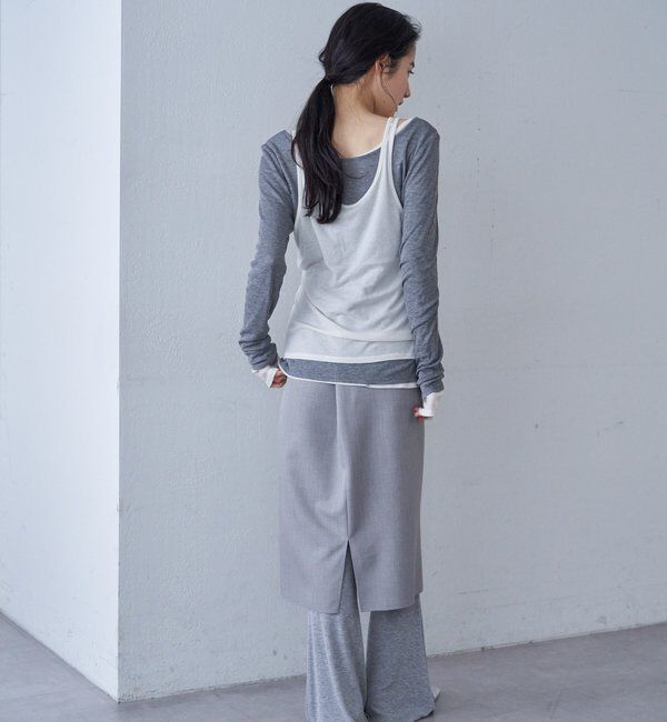  「ビスチェレイヤードカットソー」|Tシャツ・カットソー|