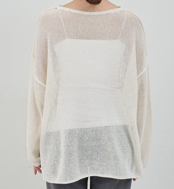  「リネンオーバーニット」|ニット・セーター|