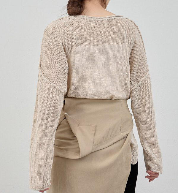  「リネンオーバーニット」|ニット・セーター|