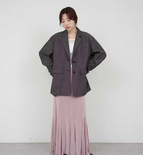  「【再入荷】シアーリブフレアースカート」|スカート|