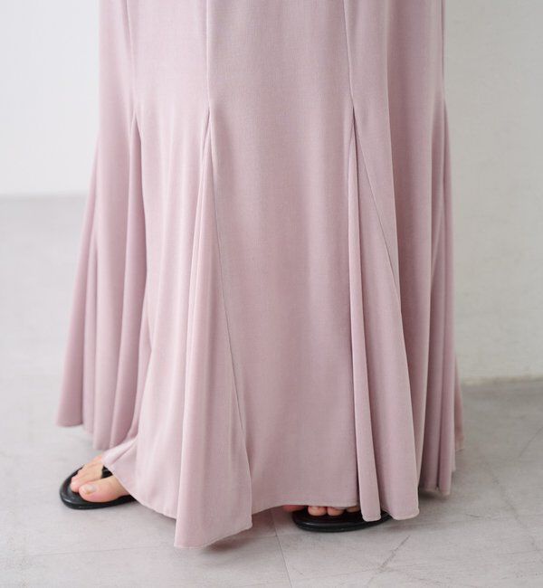  「【再入荷】シアーリブフレアースカート」|スカート|