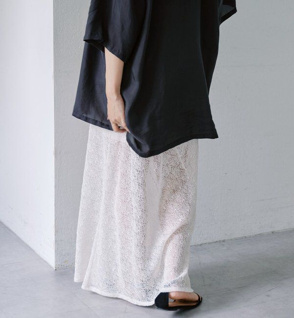  「絡みレースシアースカート」|スカート|