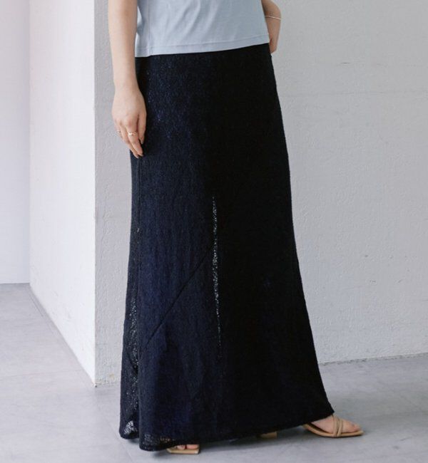  「絡みレースシアースカート」|スカート|