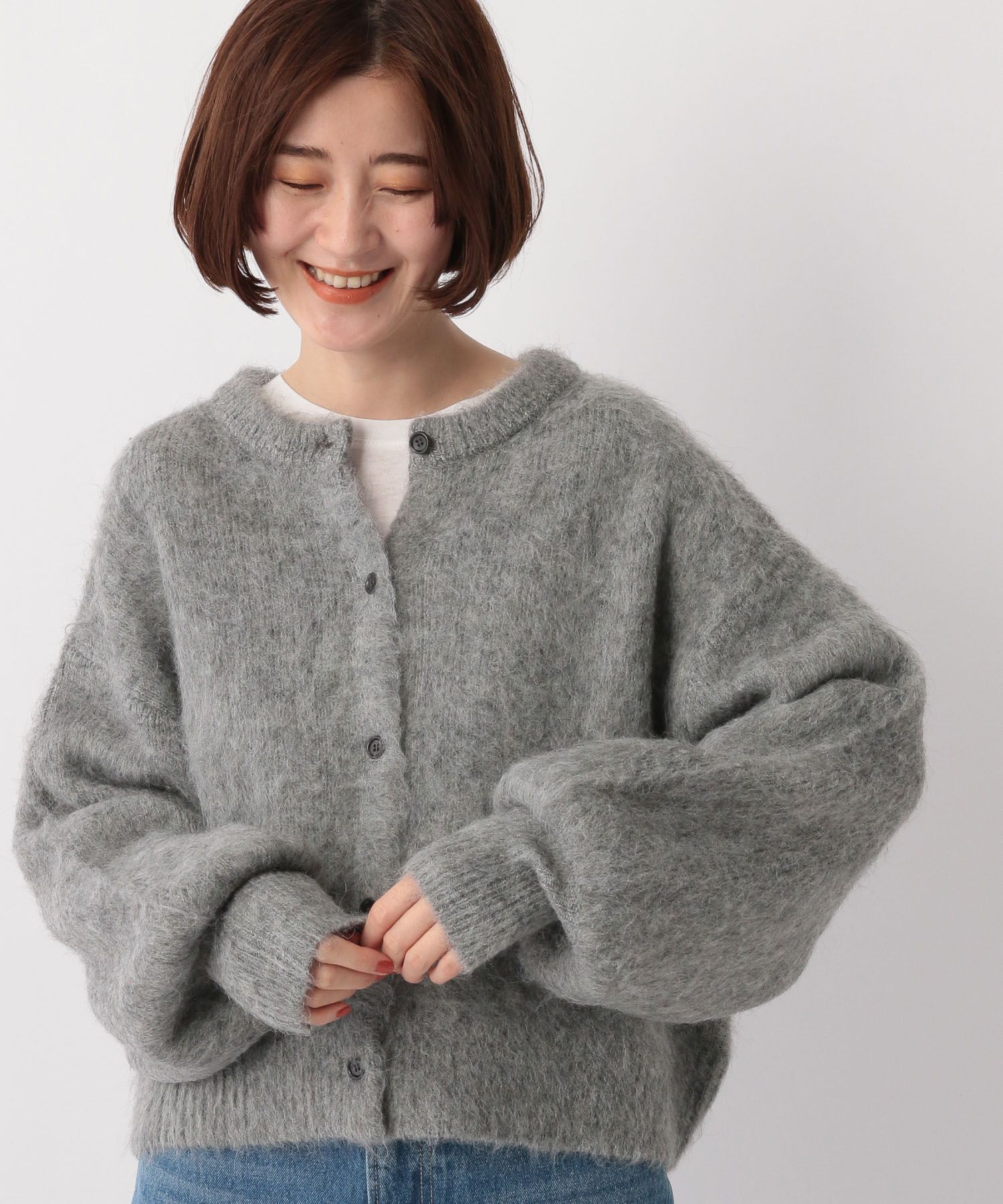 A part by 「5G2WAYクルーカーディガン」|ニット・セーター|