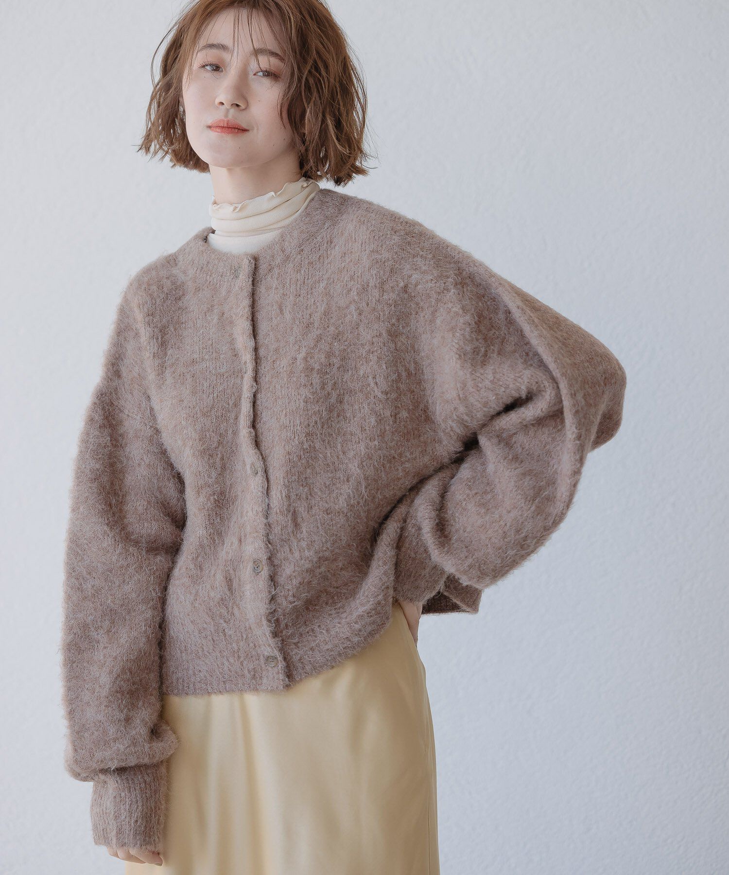 A part by 「5G2WAYクルーカーディガン」|ニット・セーター|