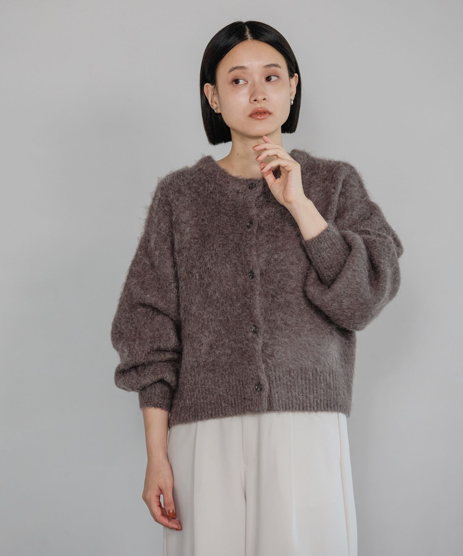 A part by 「5G2WAYクルーカーディガン」|ニット・セーター|