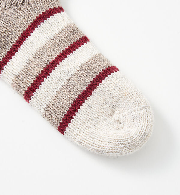 collex「【ecuvo】別注 ボーダーWソックス」|ソックス|