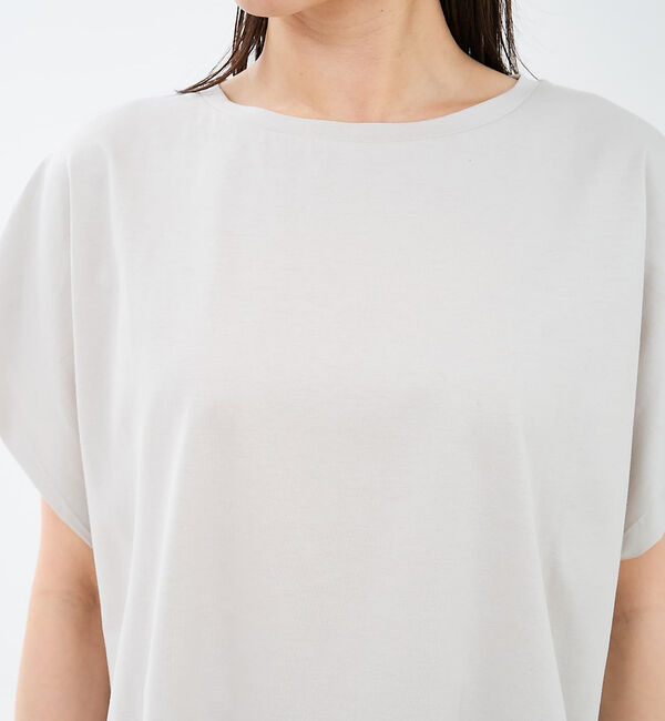 collex「【接触冷感・UVカット】コンパクトクールフレンチスリーブチュニック」|Tシャツ・カットソー|