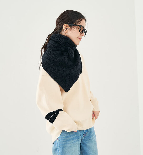 collex「トライアングルニットストール」|マフラー|