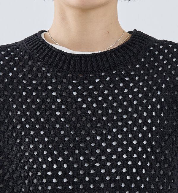 collex「メッシュ柄ベスト」|ベスト・ジレ|