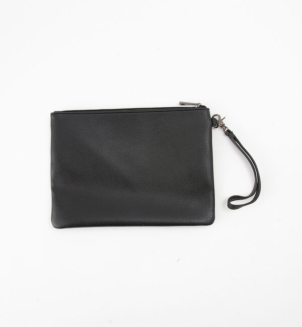 ABAHOUSE「【WEB別注】シボレザー 横型トートバッグ / クラッチバッグ付き / A4サイ」|トートバッグ|