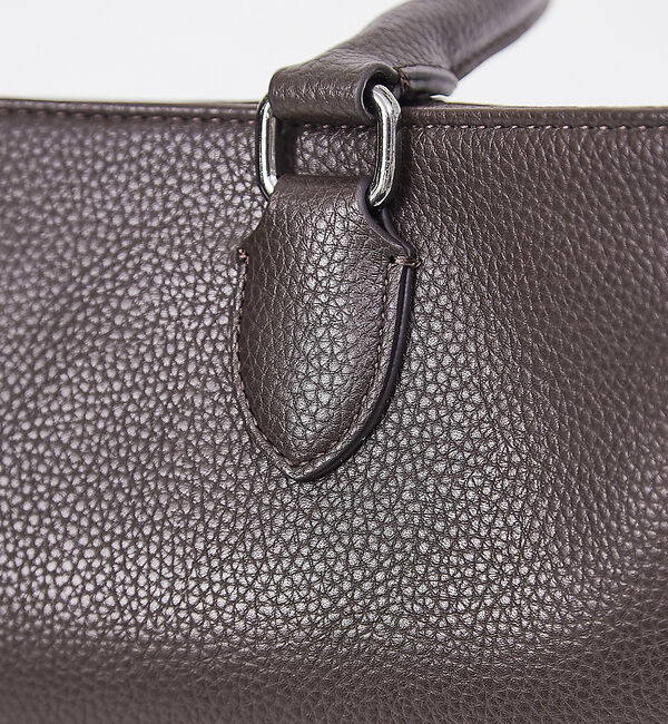 ABAHOUSE「【WEB別注】シボレザー 横型トートバッグ / クラッチバッグ付き / A4サイ」|トートバッグ|