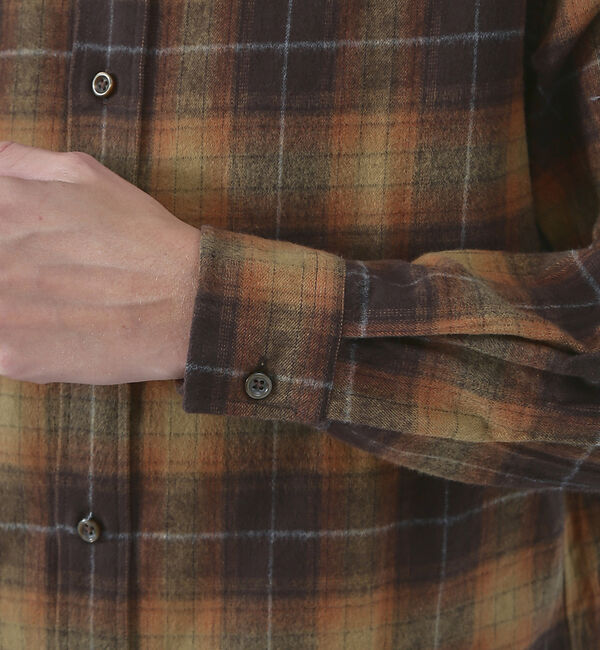 ABAHOUSE「ブラッシュド オーバーチェック シャツ」|シャツ・ブラウス|