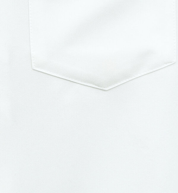 ABAHOUSE「【変形襟】シャンブレーツイル カラーレス シャツ / バンドカラーシャツ」|シャツ・ブラウス|