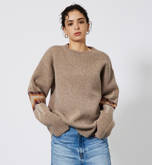 ABAHOUSE「【PENDLETON/ペンドルトン】Shetland Wool Crewneck」|ニット・セーター|