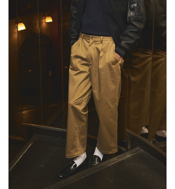 ABAHOUSE「ハイツイストコットン ワイドトラウザーズ」|その他|