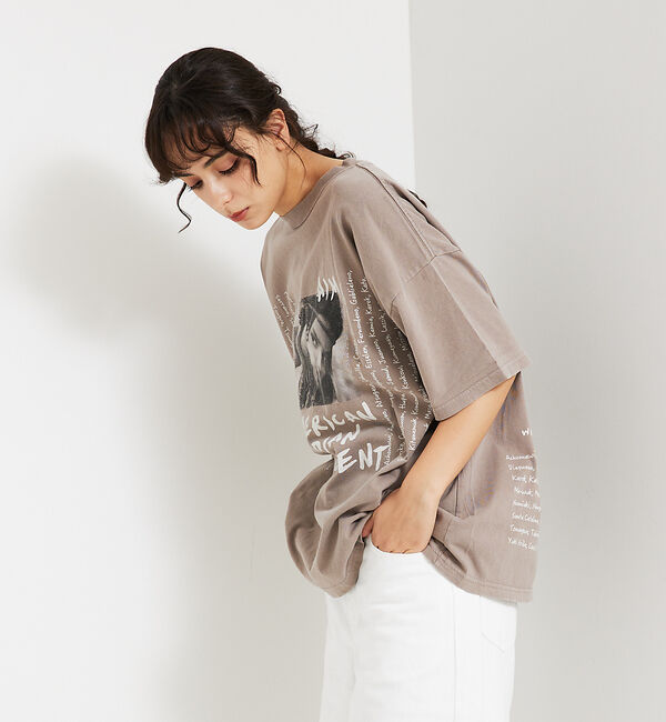 ABAHOUSE「【REMI RELIEF / レミ レリーフ】 INDIAN天竺 BIGTシャツ」|Tシャツ・カットソー|