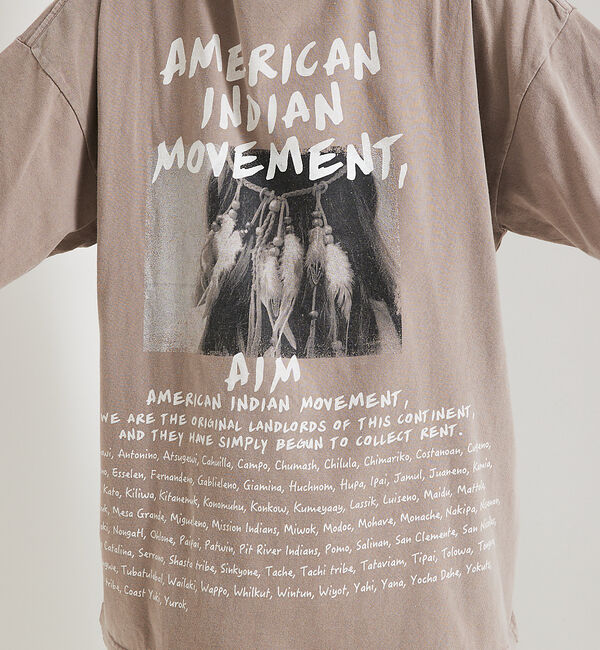 ABAHOUSE「【REMI RELIEF / レミ レリーフ】 INDIAN天竺 BIGTシャツ」|Tシャツ・カットソー|