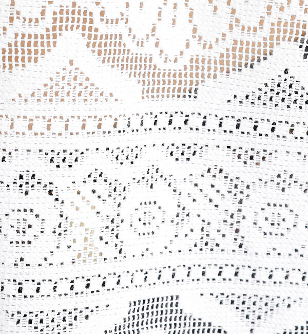 ABAHOUSE「【Revo.レボ】透かし編みニットオープンカラー半端袖シャツ」|シャツ・ブラウス|