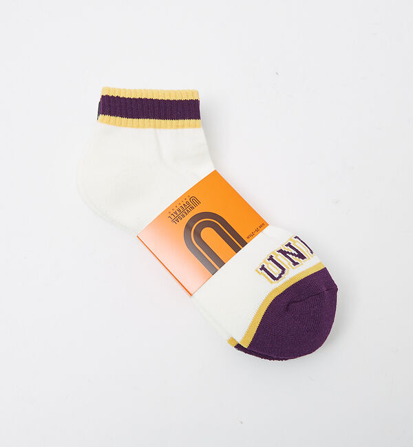 ABAHOUSE「【UNIVERSALOVERALL / ユニバーサルオーバーオール】3P カレッ」|ソックス|