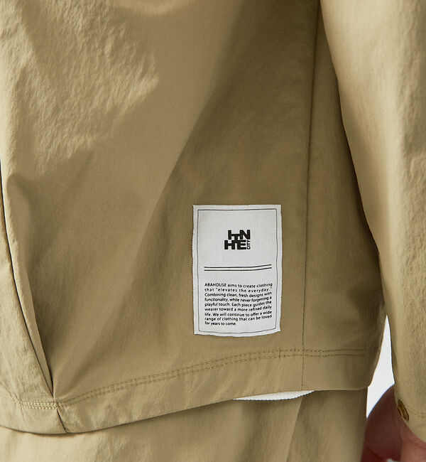 ABAHOUSE「【セットアップ対応】TUCK＆DARTS シャツブルゾン / ドルマンスリーブ」|シャツ・ブラウス|