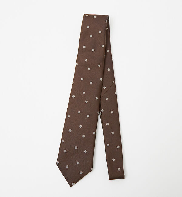 ABAHOUSE「シルクネクタイ ドット柄 / MADE IN JAPAN」|ネクタイ・蝶ネクタイ|