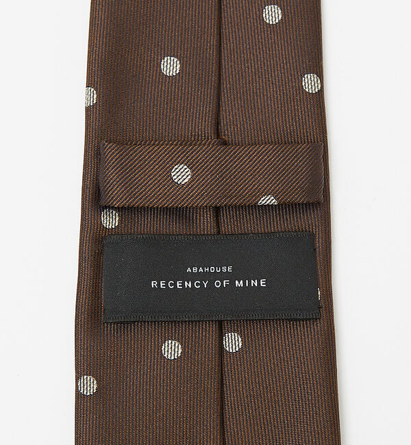 ABAHOUSE「シルクネクタイ ドット柄 / MADE IN JAPAN」|ネクタイ・蝶ネクタイ|