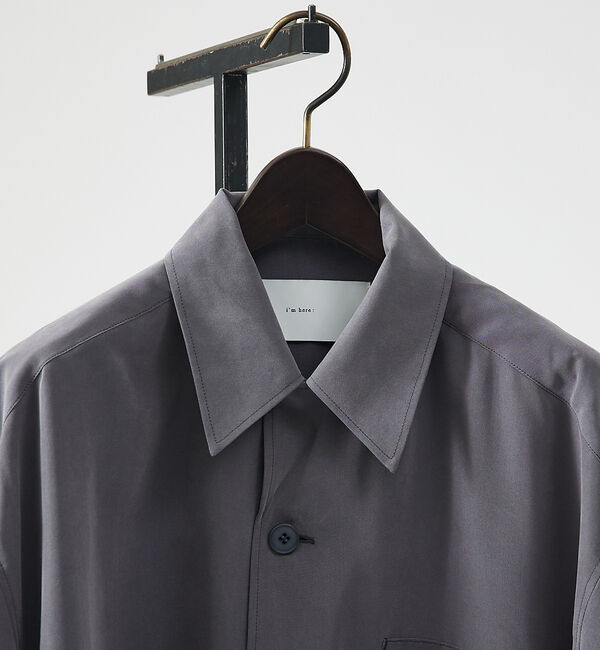 ABAHOUSE「セットアップ対応【i`m here/アイムヒアー】 オープンカラーシャツ / D」|シャツ・ブラウス|