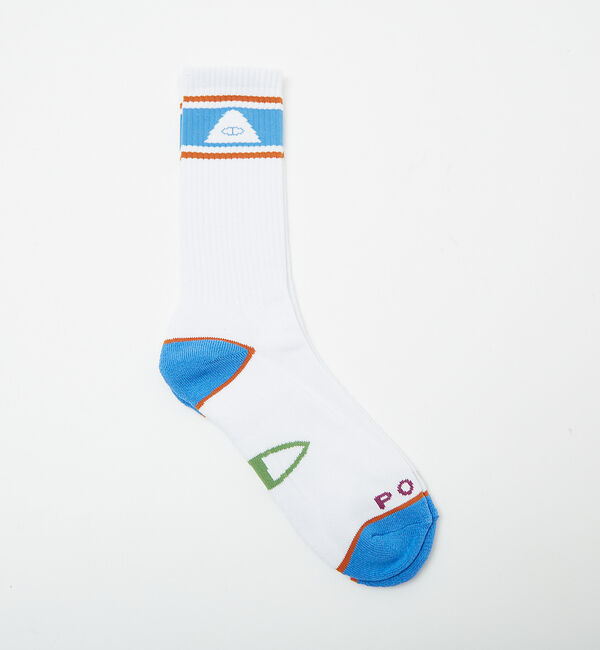 ABAHOUSE「【POLeR / ポーラー】ロゴ スケートソックス」|ソックス|ホワイト系その他3