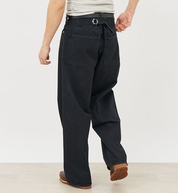 ABAHOUSE「【NEEDBY heritage｜ニードバイヘリテージ】KOH（コー）/スーパー」|デニム|ブラック