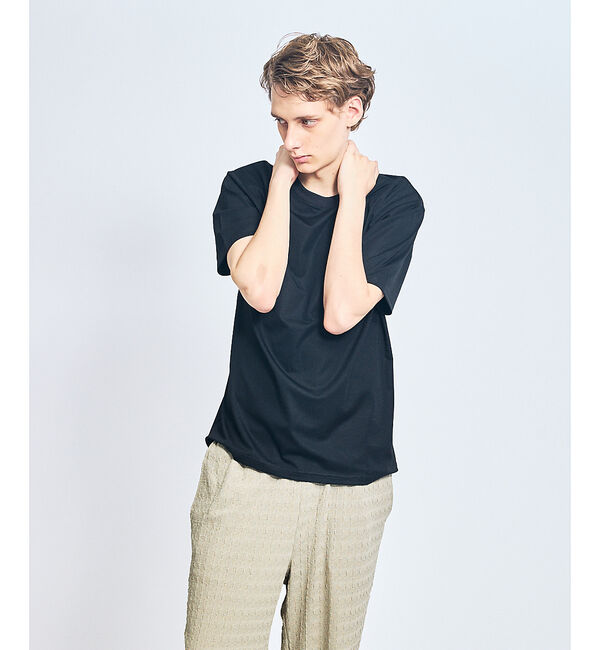 ABAHOUSE「【接触冷感/WEB限定】フリーザーTシャツ /アイスピケ ストレッチ」|Tシャツ・カットソー|