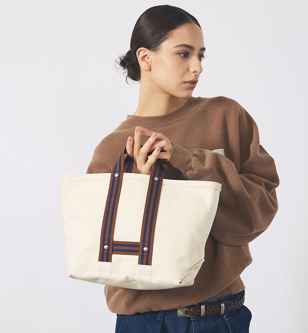 ABAHOUSE「【MASTER&Co./マスターアンドコー】IVY TOTE BAG/ミディアム」|トートバッグ|ブラウン系その他1