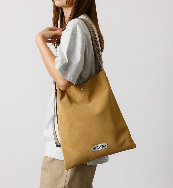 ABAHOUSE「【OUTDOOR PRODUCTS / アウトドアプロダクツ】Jacquard」|トートバッグ|キャメル