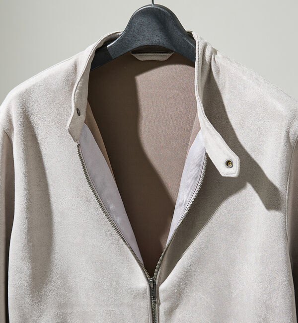 ABAHOUSE「【セットアップ対応】ネオスエード ライダースジャケット / ダンボールニット」|ライダースジャケット|