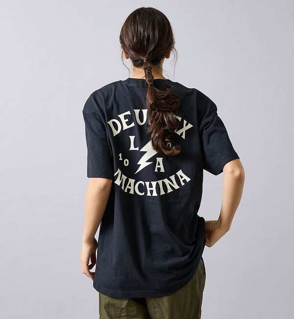 ABAHOUSE「【Deus Ex Machina / デウスエクスマキナ】 Chinook Te」|Tシャツ・カットソー|ブラック