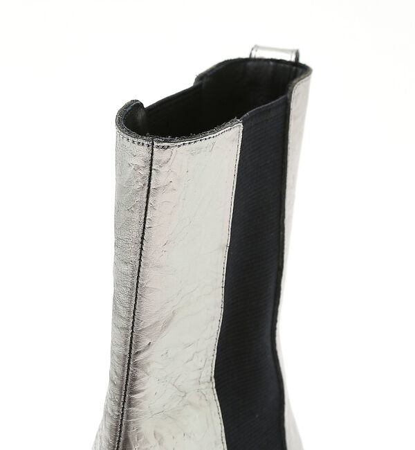 alfredoBANNISTER「スクエアトゥ サイドゴア ホイル ロング レザー ブーツ」|ショートブーツ|