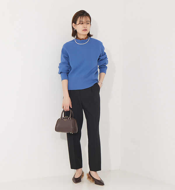 Rouge vif「【XSサイズ展開】【セットアップ対応】ウールタッチテーパードパンツ」|その他|