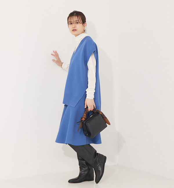 Rouge vif「【セットアップ対応】ニットフレアミニスカート」|スカート|