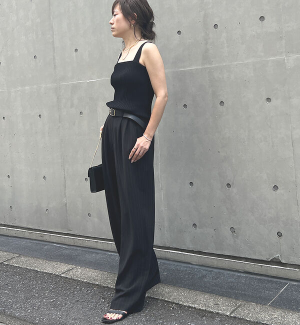 Rouge vif「ストレッチツイル  ワイドパンツ」|その他|