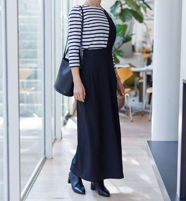 Rouge vif「【セットアップ対応】アシメトリー サスペンダー付きスカート」|スカート|