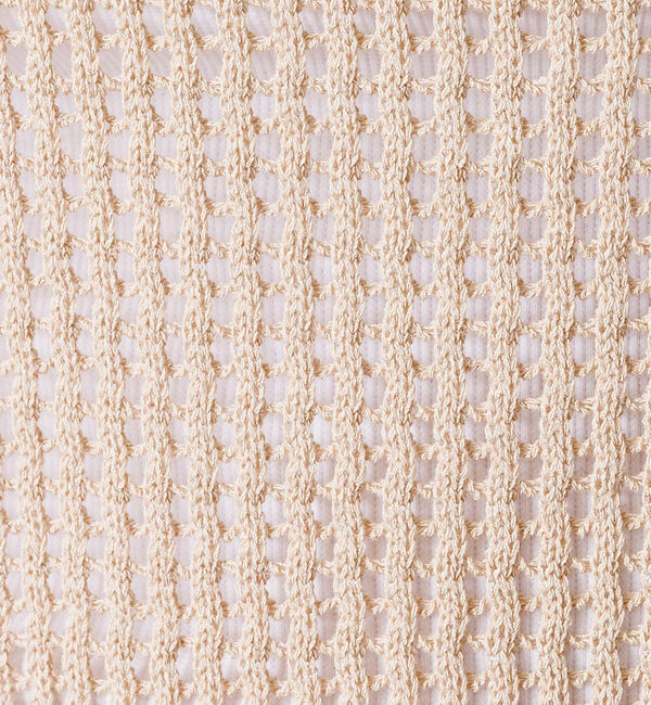 Rouge vif「グリットメッシュニットプルオーバー」|ニット・セーター|