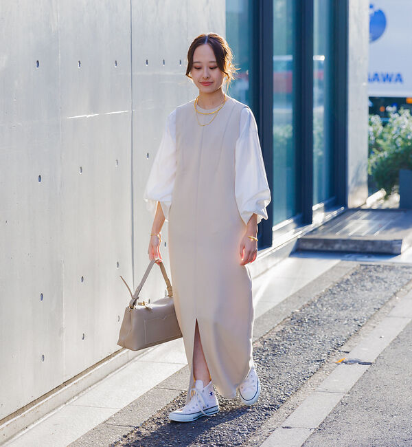 Rouge vif「ふんわり袖ボートネックブラウス」|シャツ・ブラウス|