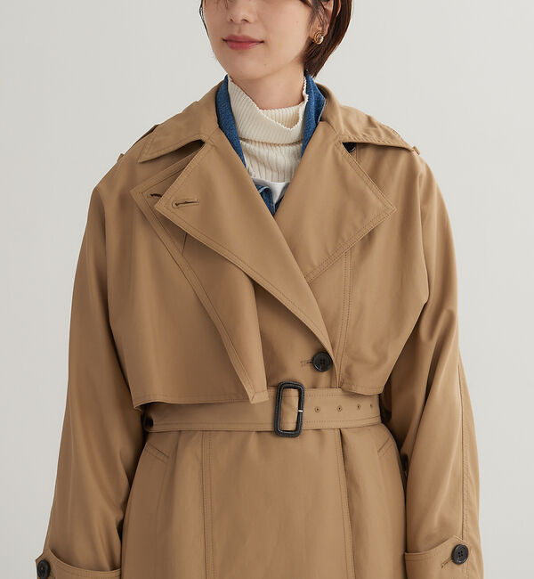 Rouge vif「変形トレンチコート」|トレンチコート|