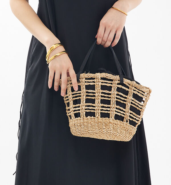 Rouge vif「【The Bagmati/ザ バグマティ】巾着付カゴバッグ」|かごバッグ|